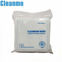 High quality low price cleanroom wipers paper with best service Super Absorbent 1006D Cleaning wiper 100%Polyester Wipes